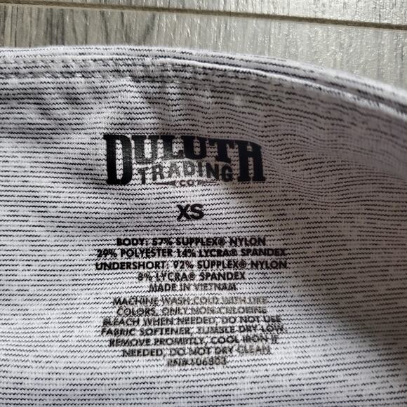 Duluth Trading Skort XS Gray Outdoor Hiking Trail Fishing Camping Athleisure - Picture 5 of 7